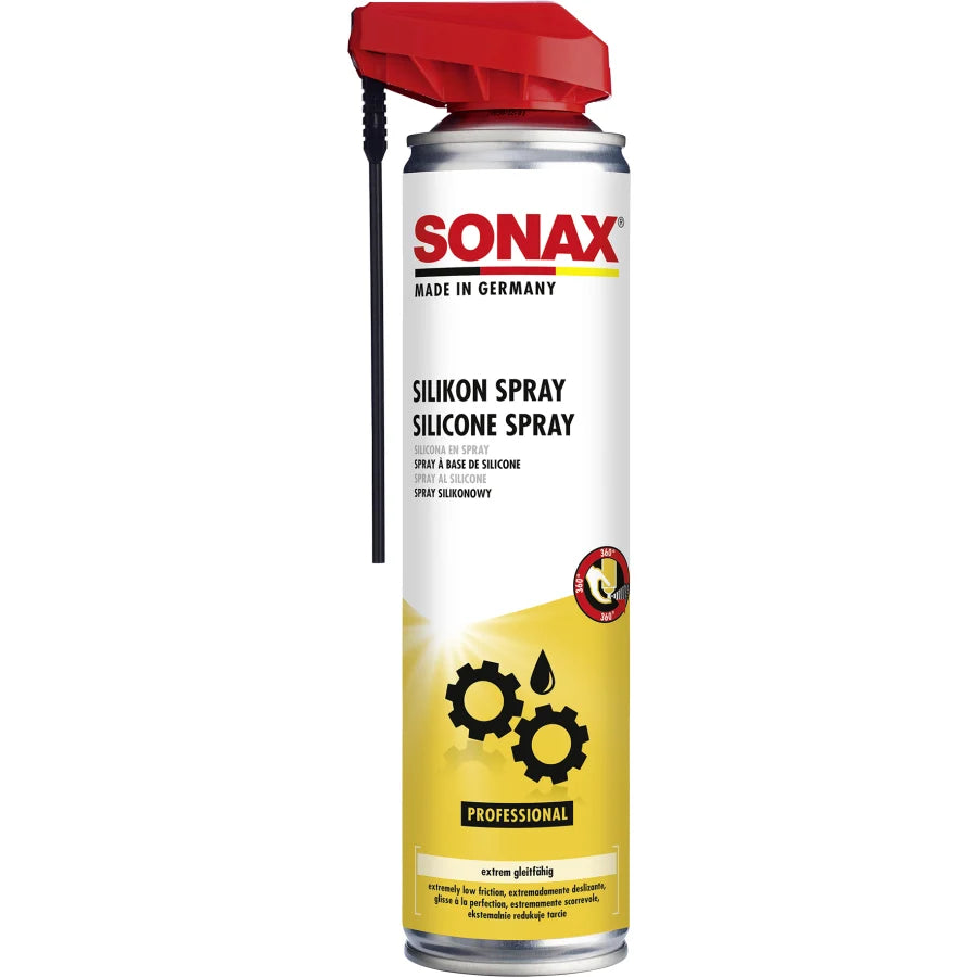 SONAX Silikonspray mit EasySpra - kein gefrorenen Türgummis mehr