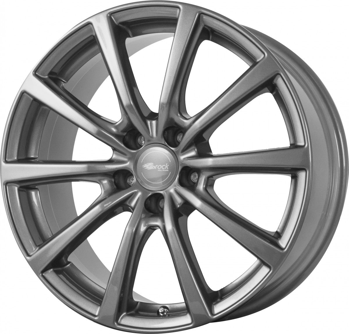 Tesla Model 3 Highland 19 Zoll Winterkomplettrad Brock B32 Titan Metallic (4 Stück) SR, LR