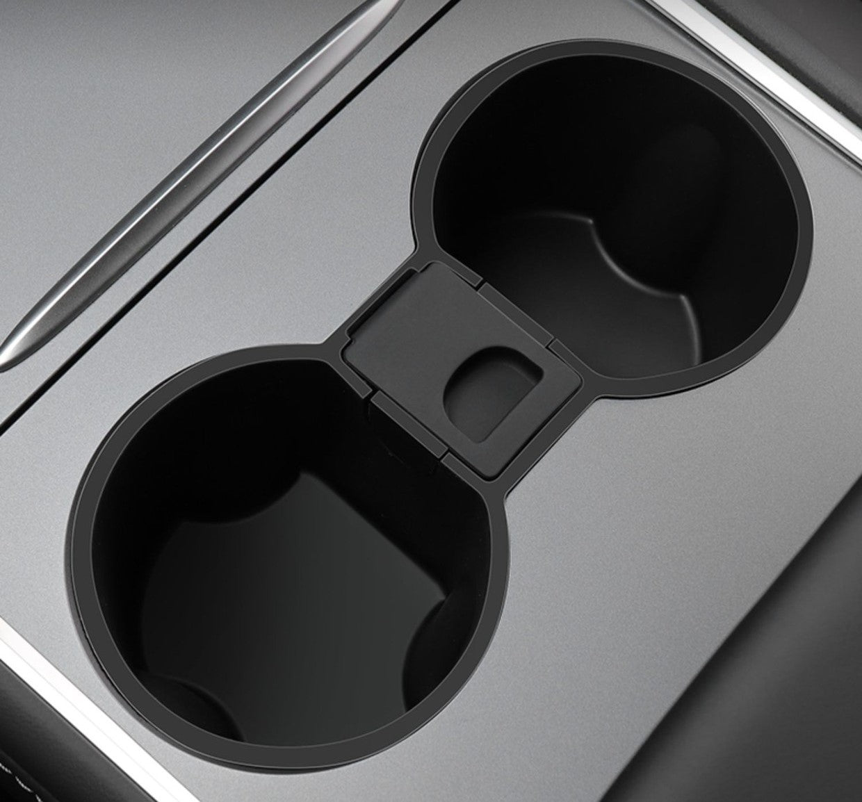 Model 3/Y 2021-23 Becherhalter mit Abfalleinsatz