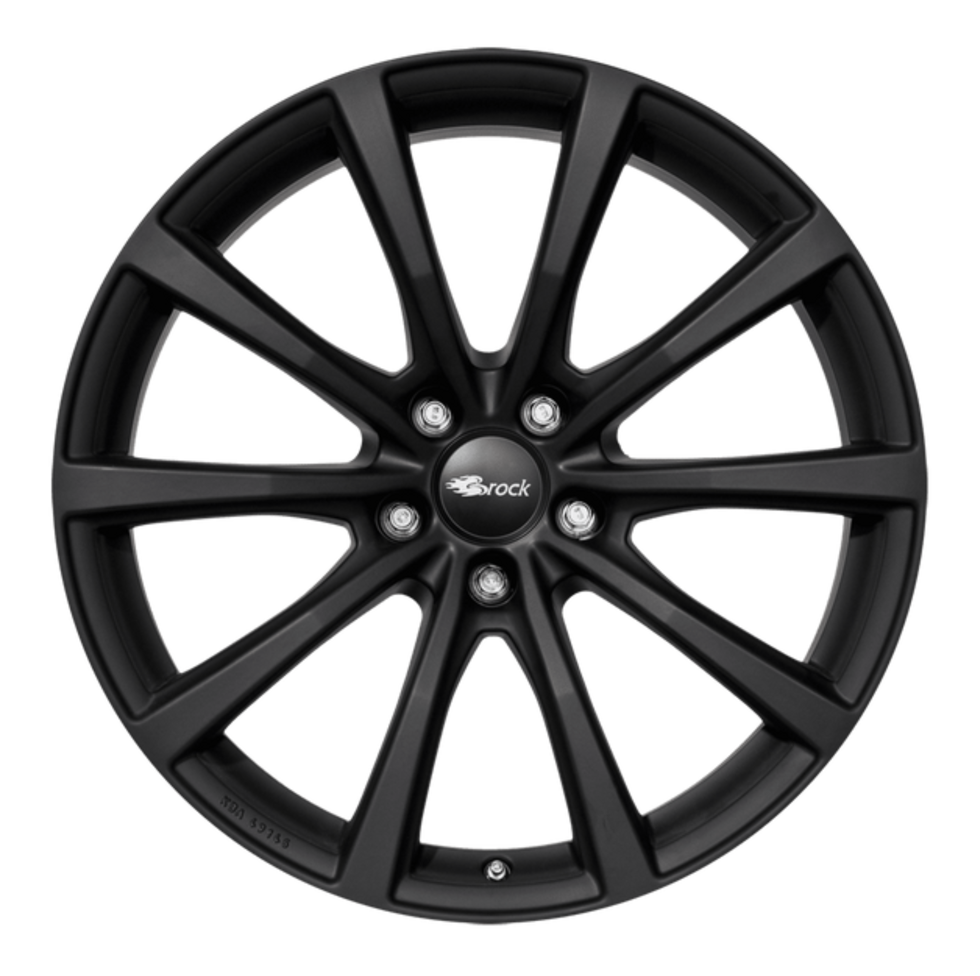 Tesla Model Y Juniper 19 Zoll Winterkomplettrad Brock B32 Schwarz Klar Matt (4 Stück)