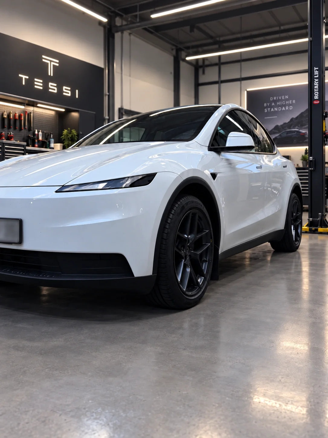 Tesla Model Y Juniper Standard 18-Zoll Komplettrad Borbet Y Titan Matt (4 Stück)