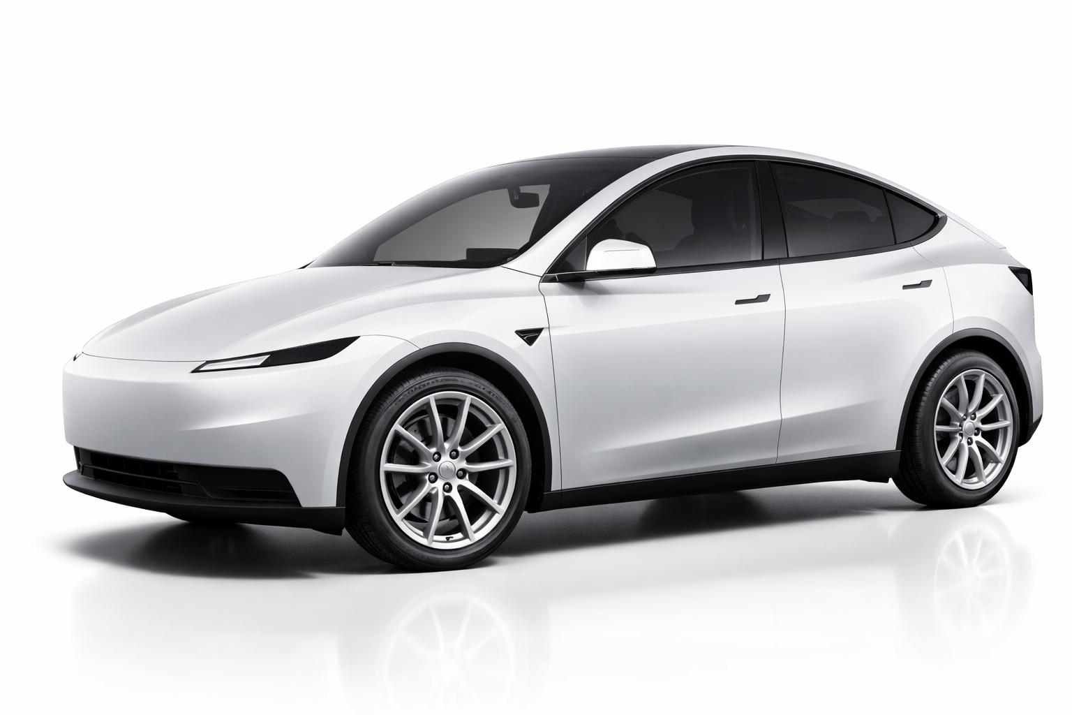 Tesla Model Y Juniper Standard 18-Zoll Komplettrad Brock B32 Himalaya Grey Poliert (4Stück)