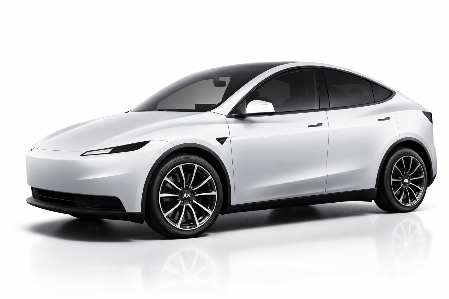 Tesla Model Y Juniper Standard 18-Zoll Komplettrad AEZ Toronto Dark Black Polished (4 Stück)