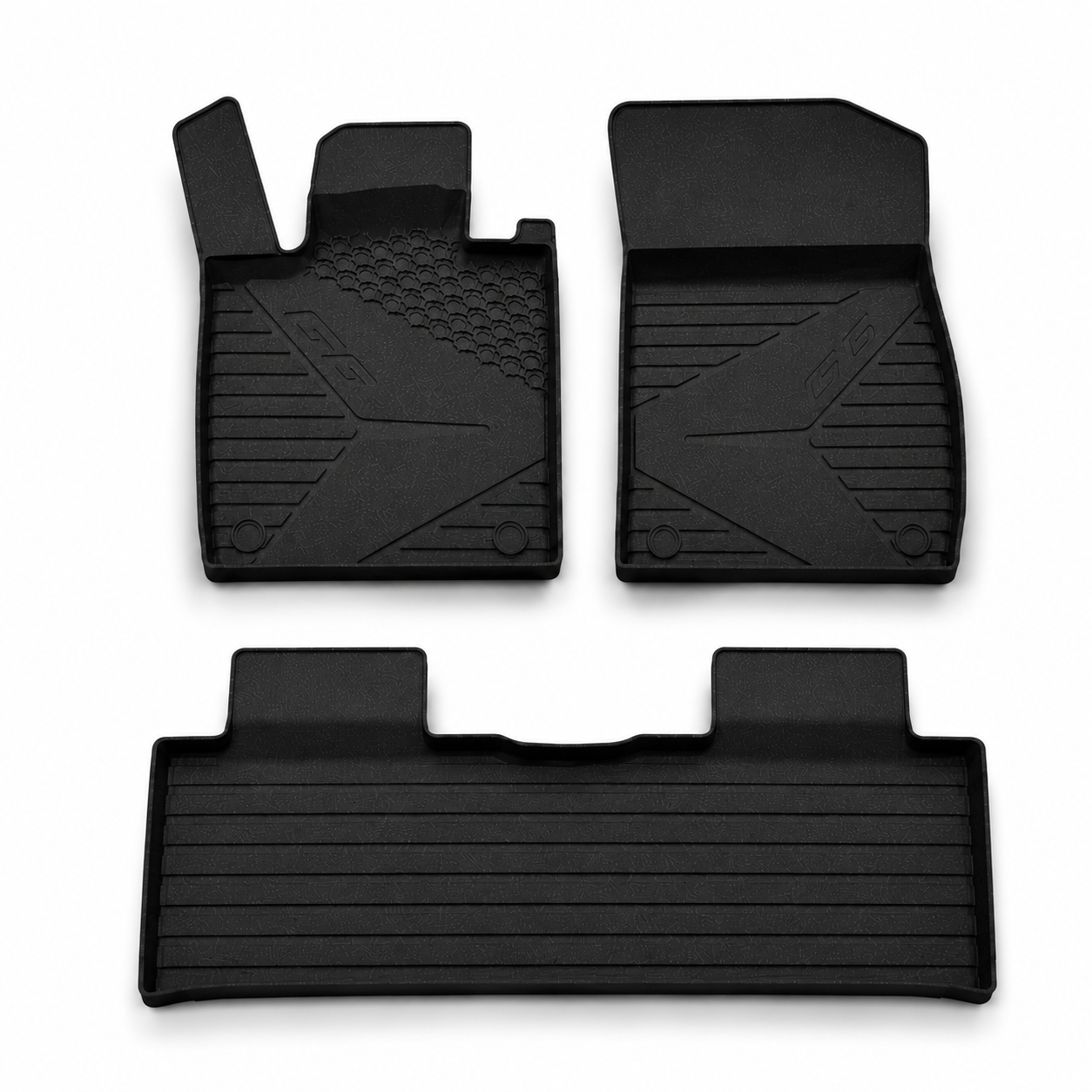 Xpeng G6 Gummimatten – Tessi® Greenline 3-teiliges Set Passend für alle Varianten | 75 % Recycling, Made in EU, wasserdicht & passgenau