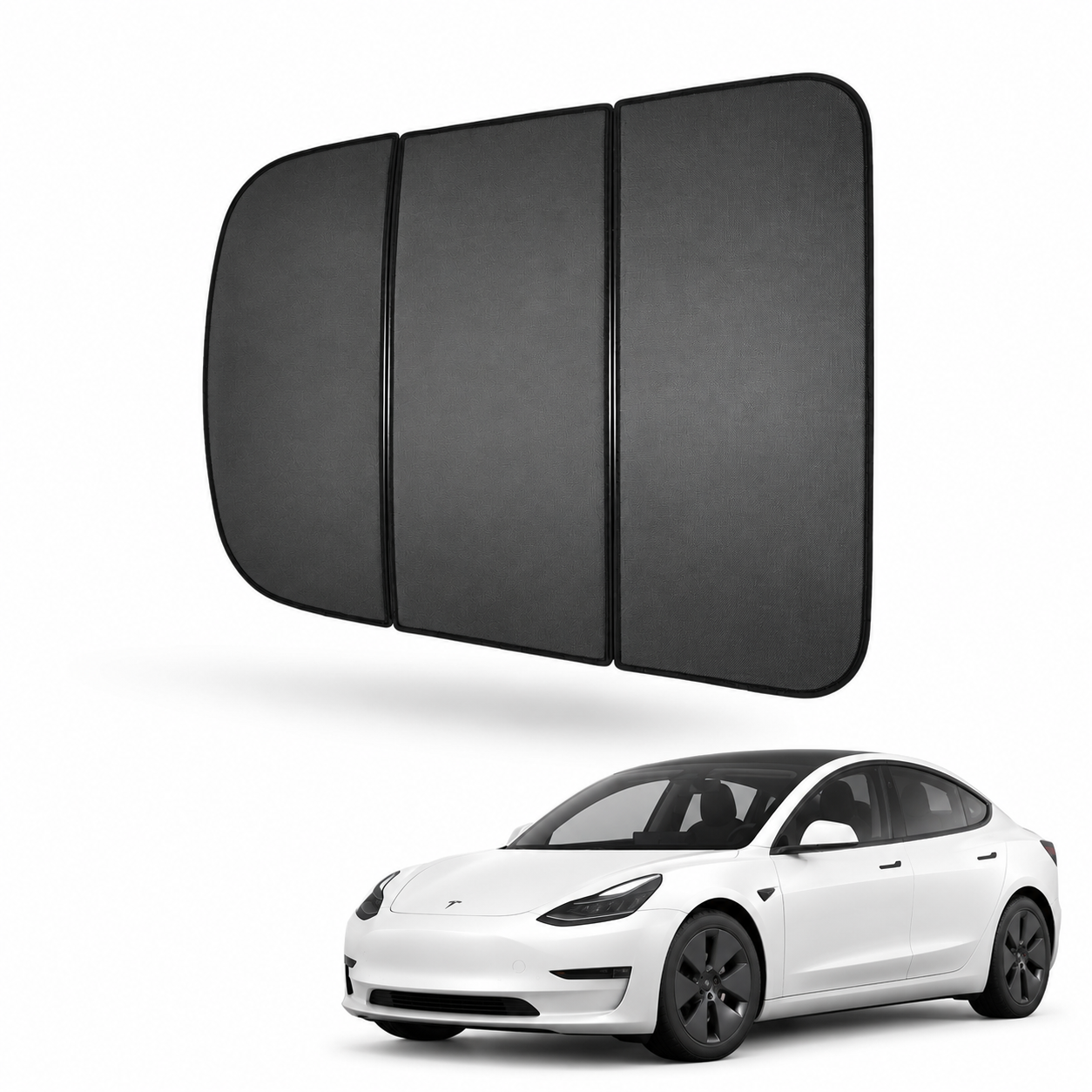 Tesla Model 3 Premium Sonnenschutz Glasdach TESSI® Greenline (Made in Germany)
