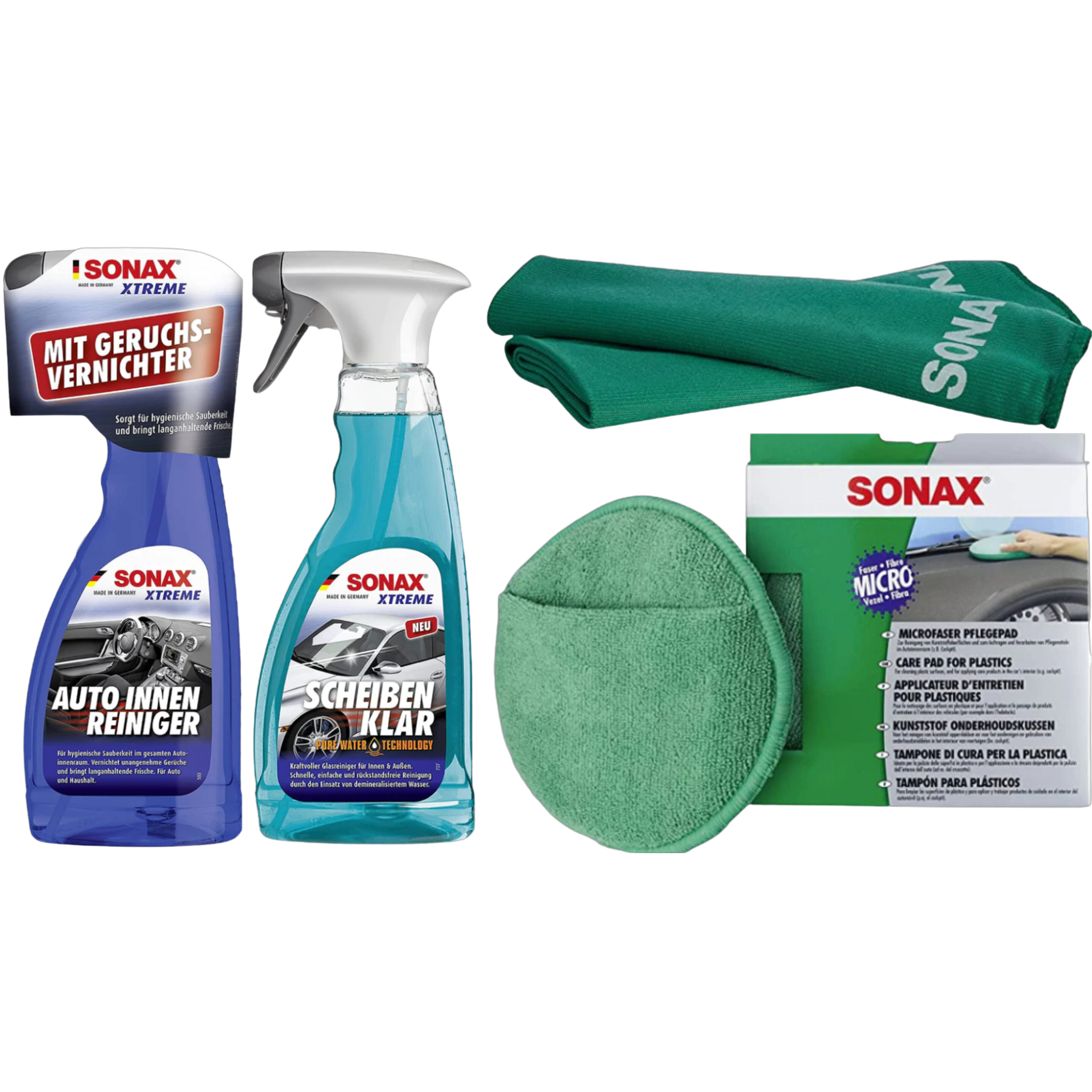 Tessi® x Sonax Interieur Pflege Paket 4-Teilig
