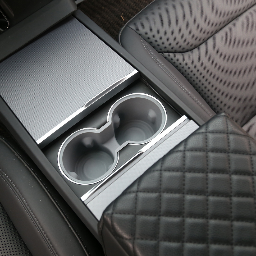 Tesla Model 3 Highland Becherhalter Einsatz Grau