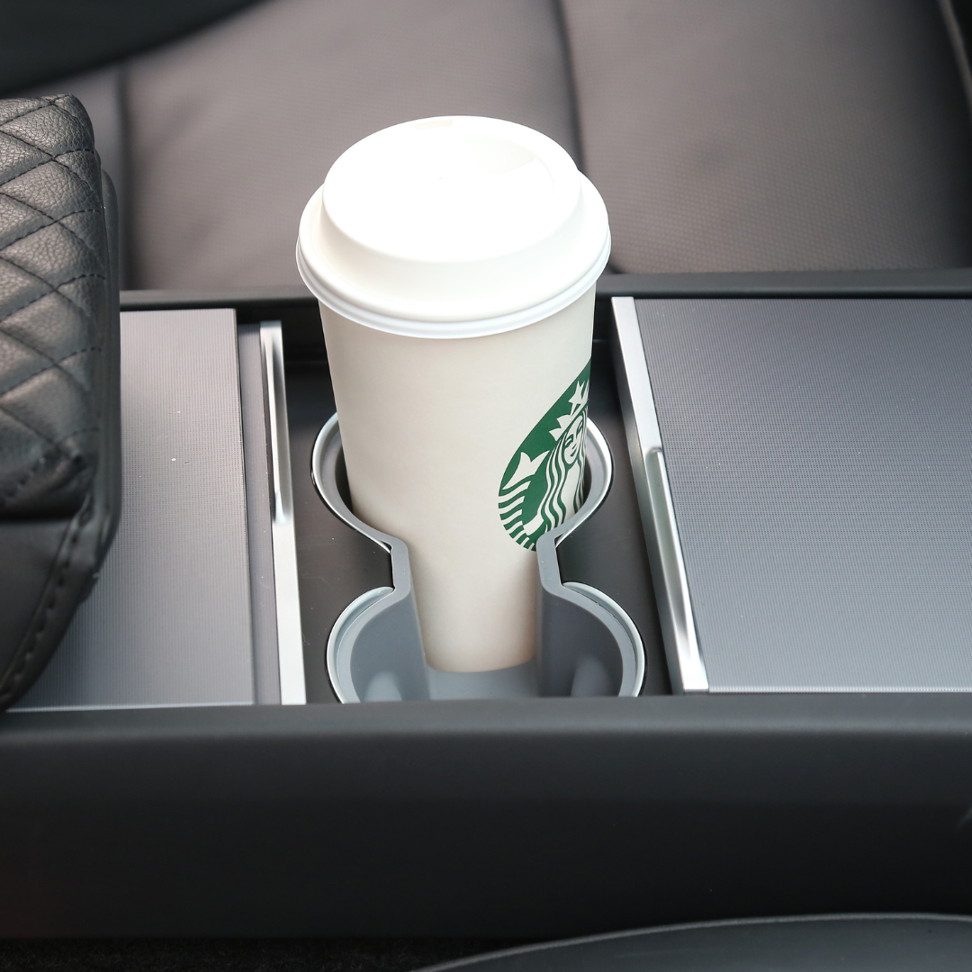 Tesla Model 3 Highland Becherhalter Einsatz Grau