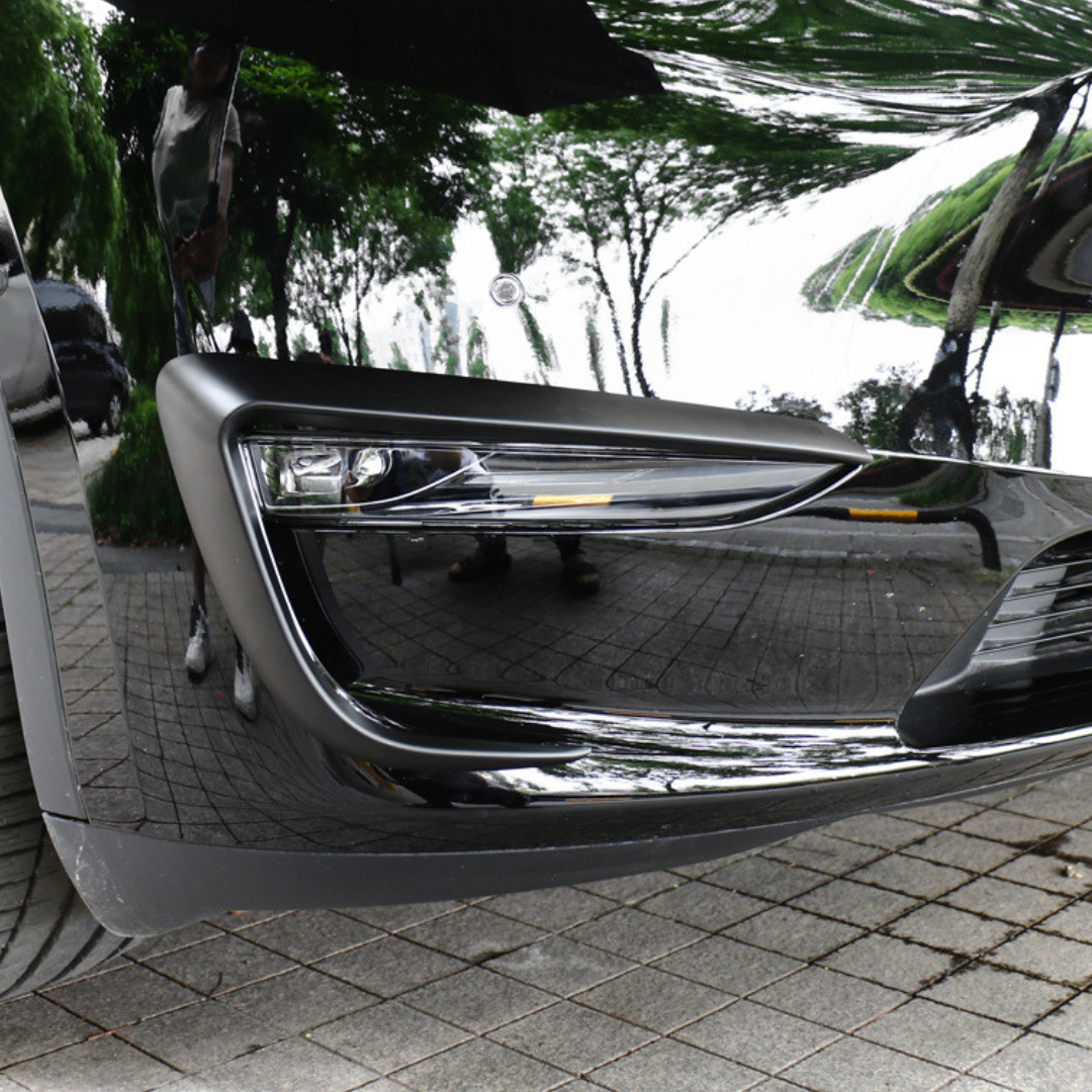 Tesla Model Y Front Scheinwerfer Abdeckung Abs Schwarz Matt