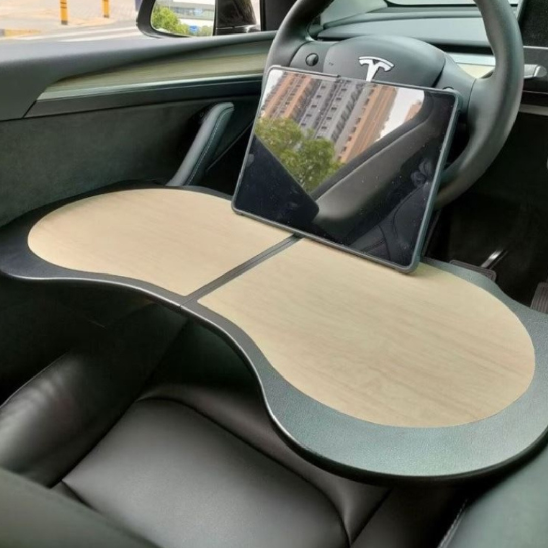 Tesla Model 3/Y Tisch Holzoptik