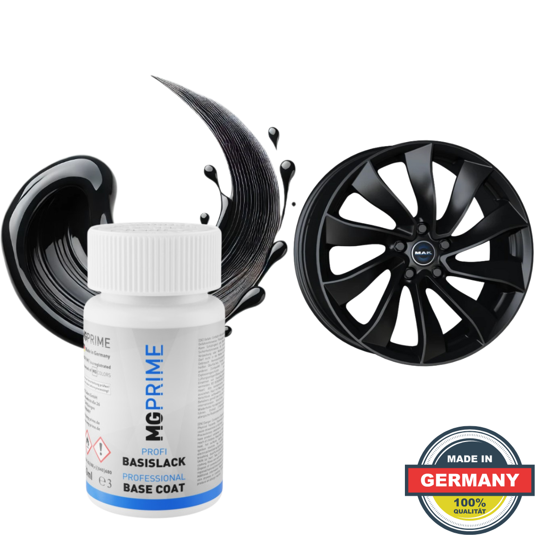 Tesla Model Y/3 Lackstift für MAK Solar Matt Black Felge