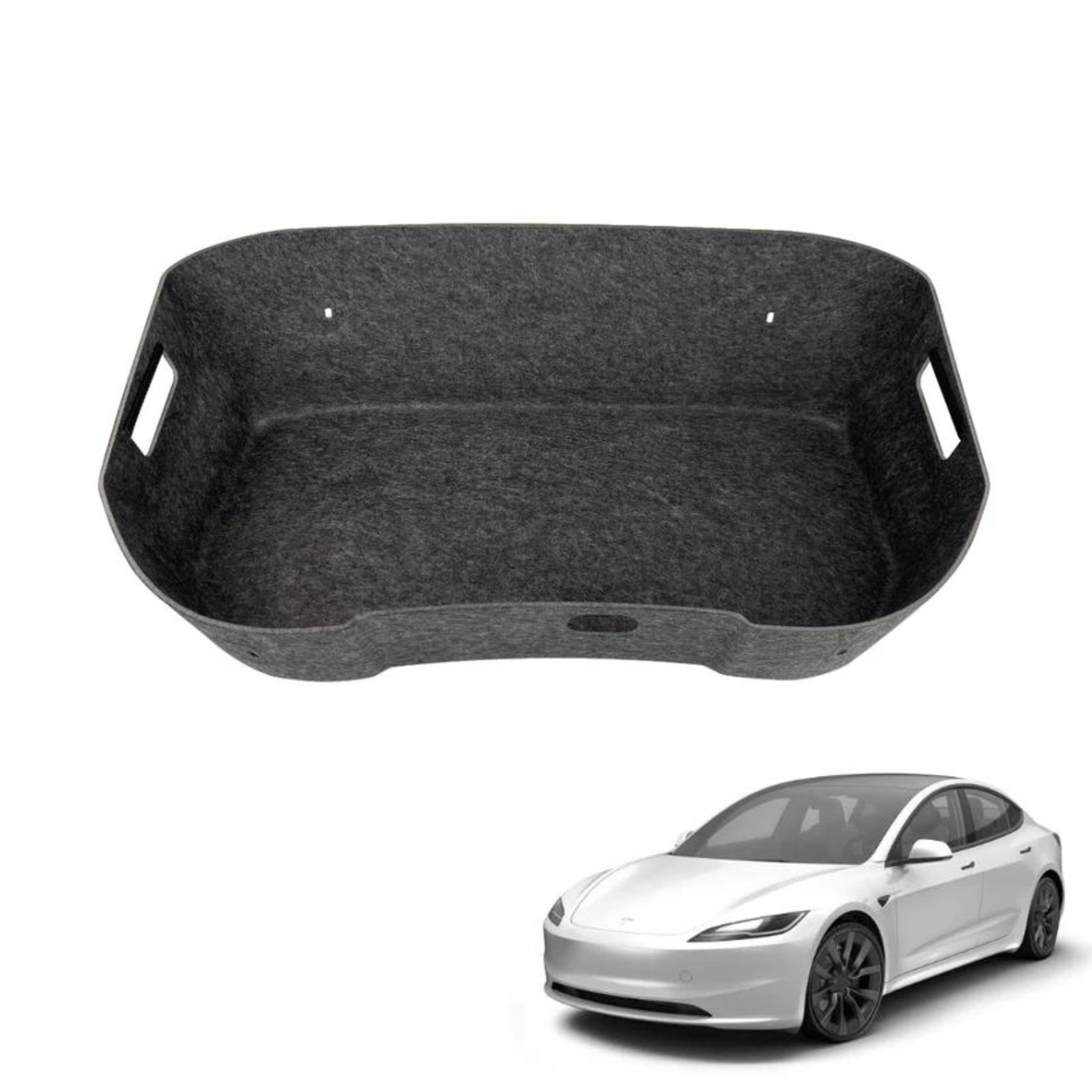 Tesla Model 3 Highland Shop&Go Box TESSI - Aus recyceltem Material Made in Germany