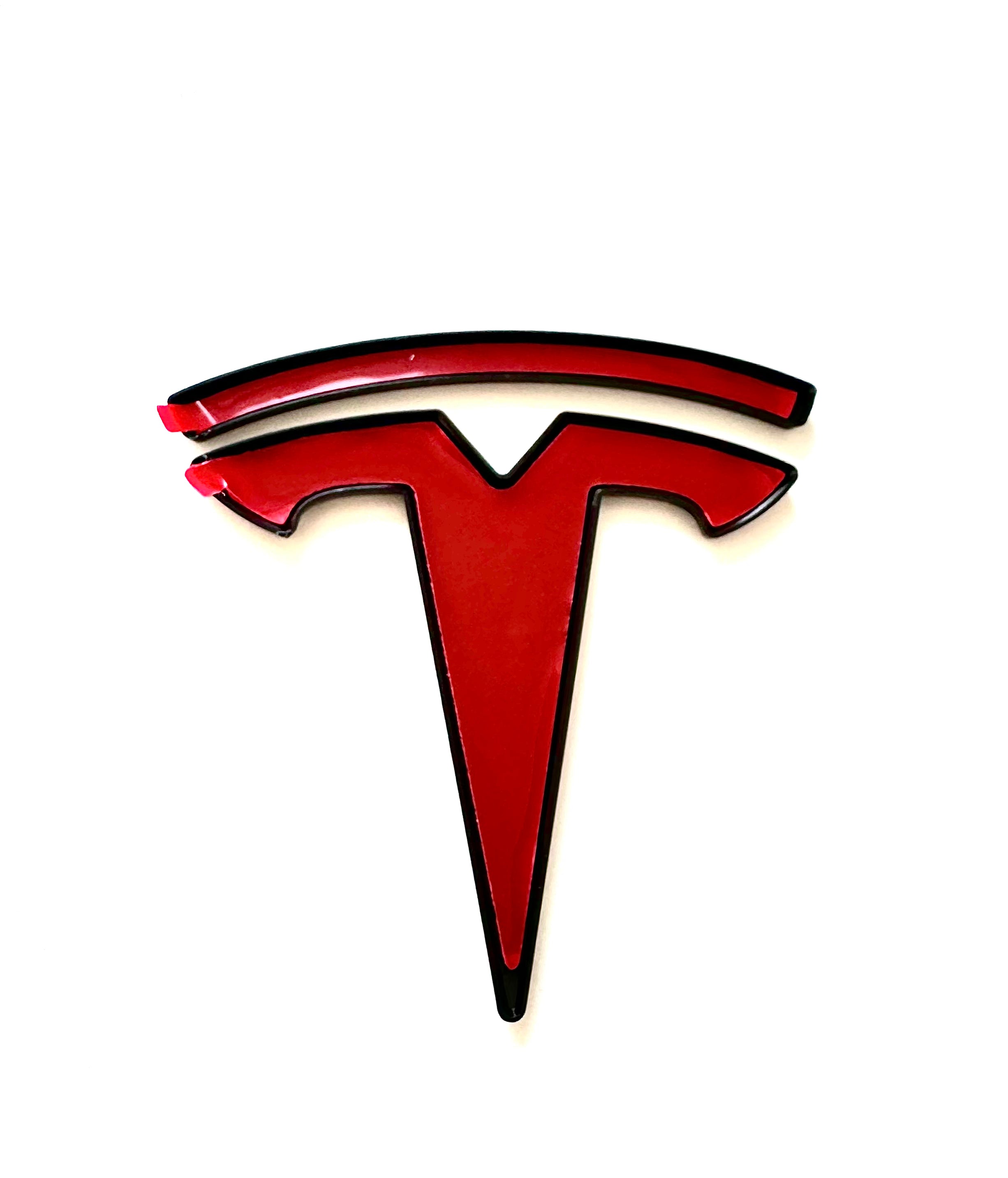Tesla Model 3 2024 (Highland) Logo Set Schwarz Matt (vorne + hinten)