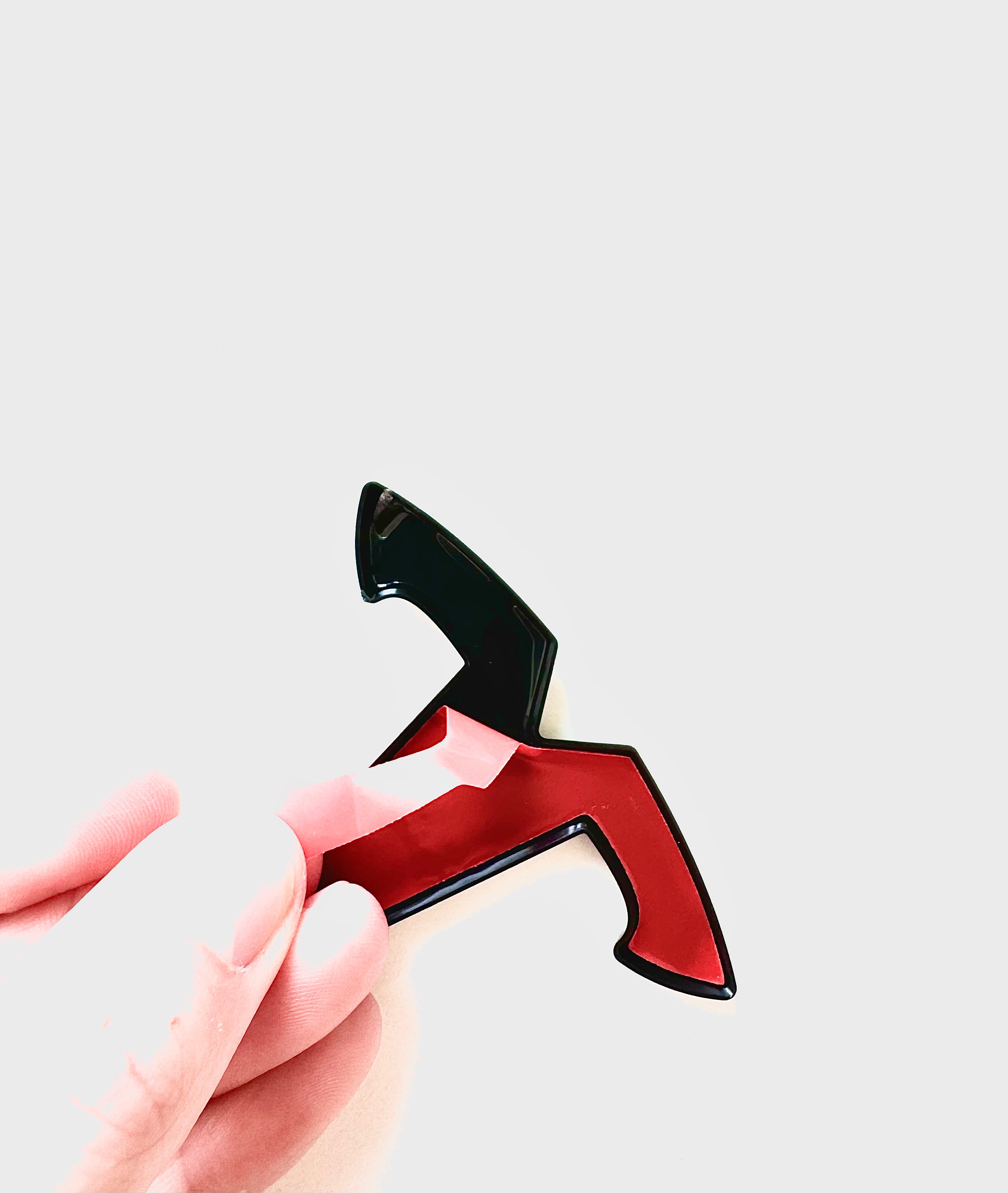 Tesla Model 3 2024 (Highland) Logo Set Schwarz Matt (vorne + hinten)