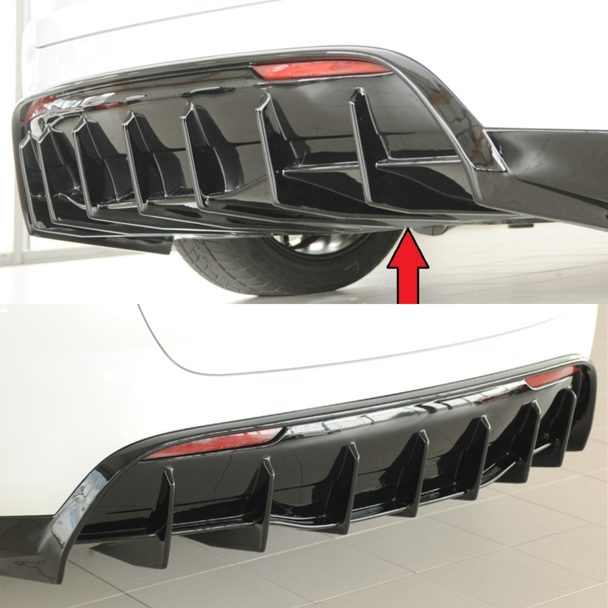 Tesla Model Y Heckdiffusor für Fzg. ohne AHK