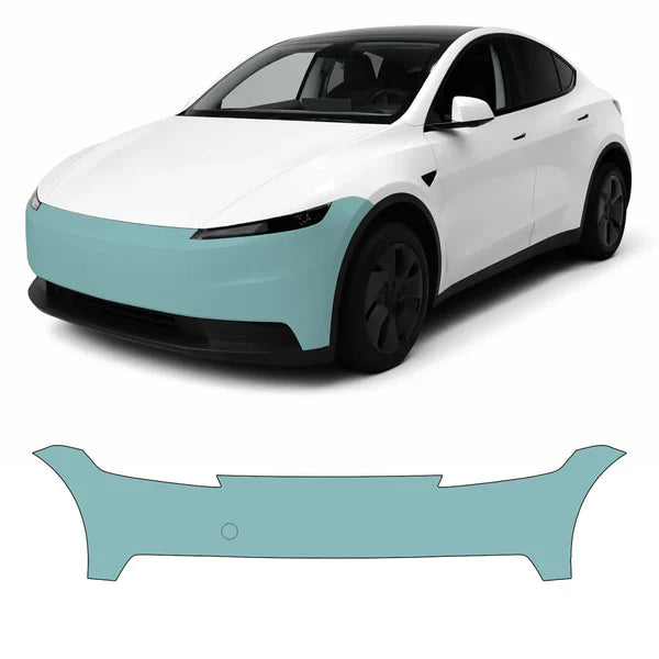 Tesla Model Y Juniper Standard (nicht Premium) Schutzfolie Stoßstange Transparent
