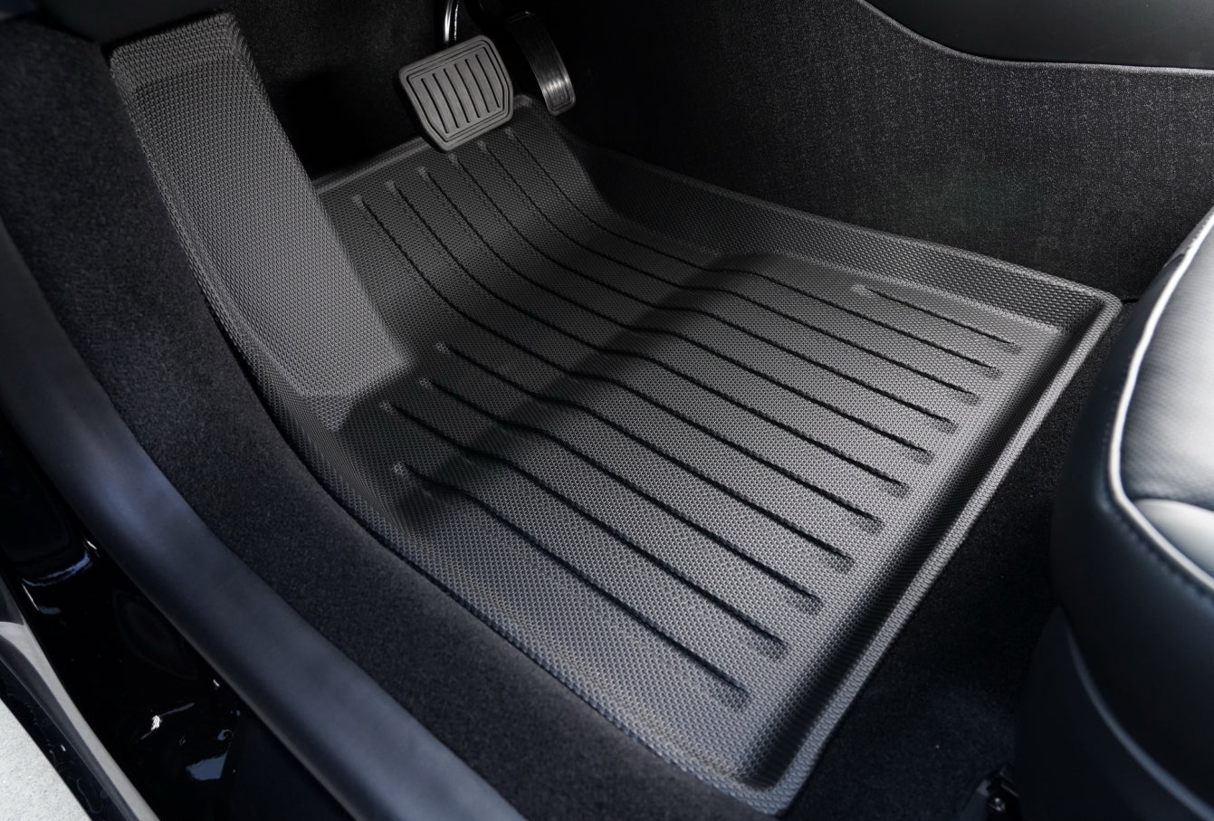 Tesla Model 3 2024 Highland Gummimatten 4-Teilig Hochwandig Allwettermatten