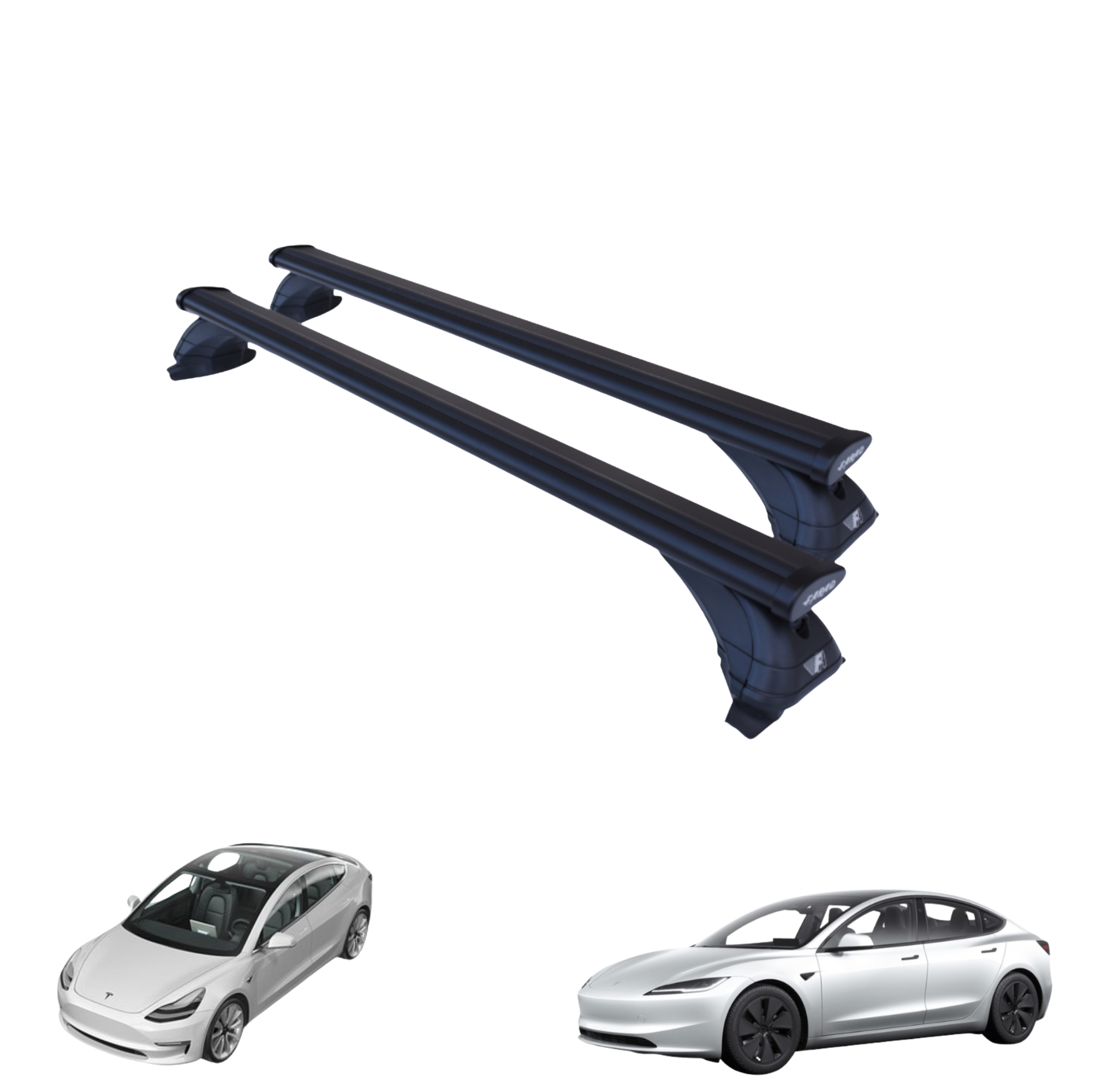 FARAD Dachträger 130cm für dein Tesla Model 3/Y Aluminium