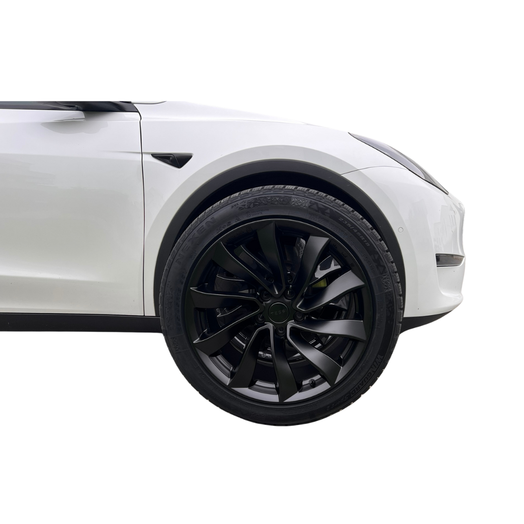 Tesla Model 3 Highland 18 Zoll Winterkomplettrad (Exklusiv bei uns) MAK Solar Matt Schwarz ET38 ECE (4 Stück) SR, LR