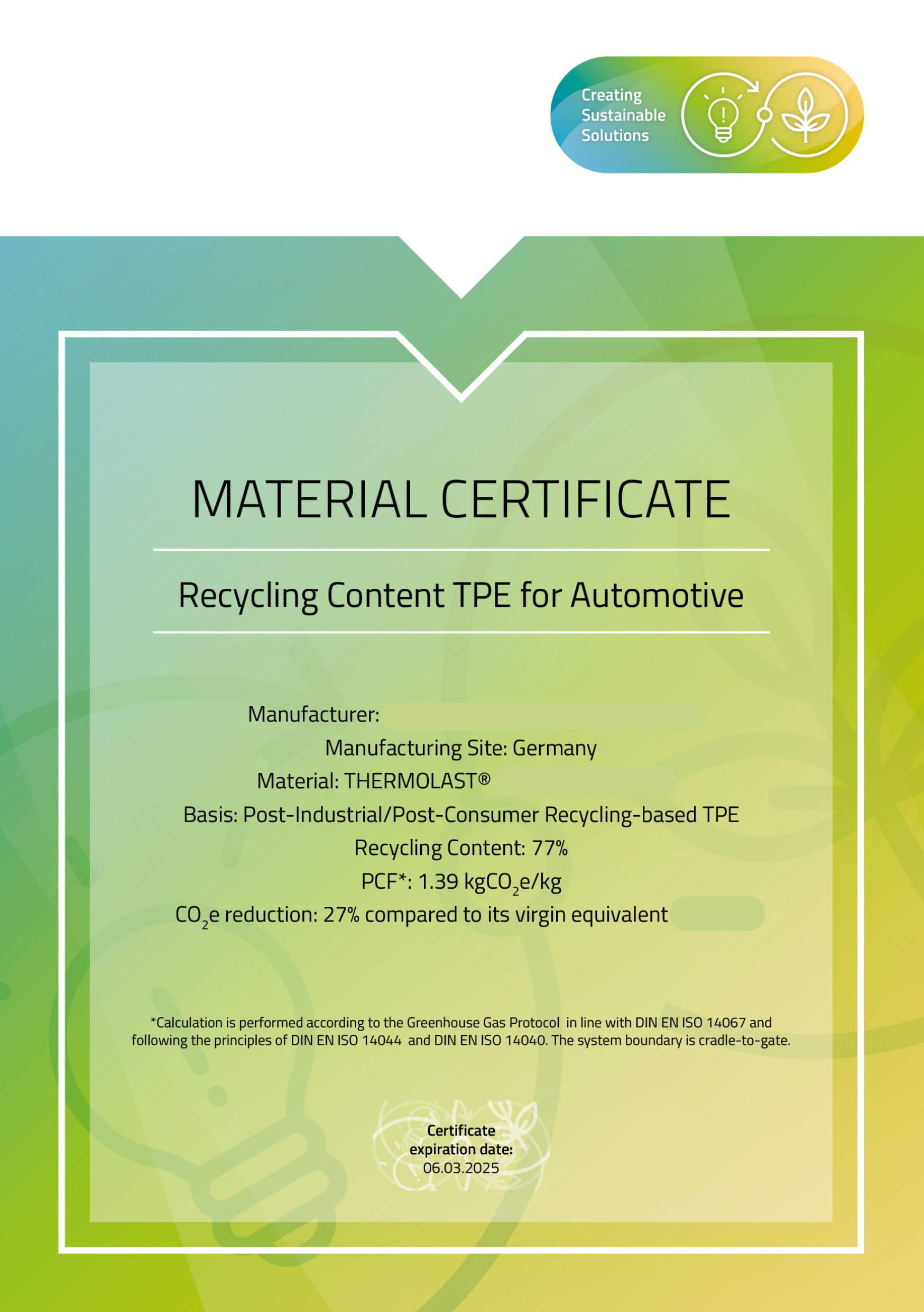 Tesla Model 3 Highland 4-teiliges Gummimattenset Innenraum Tessi® Greenline 75% Recycling Material