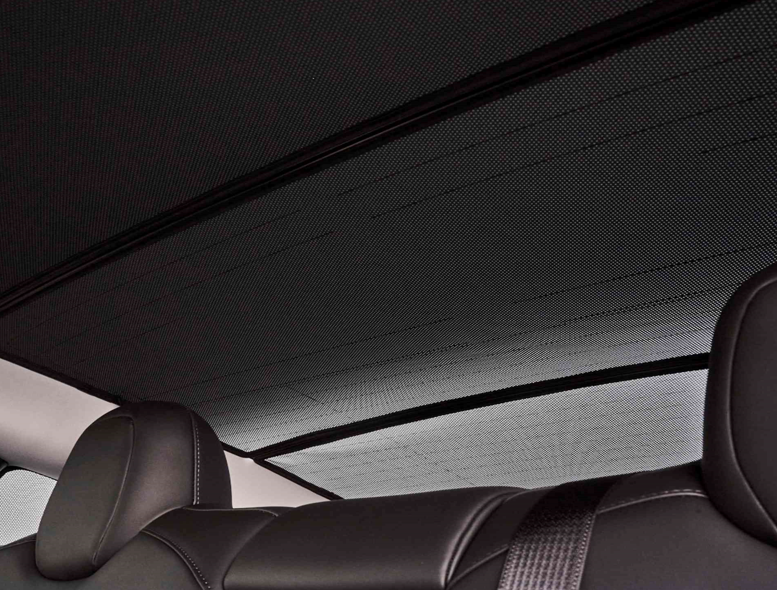 Tesla Model 3 Premium Sonnenschutz Glasdach TESSI® Greenline (Made in Germany)