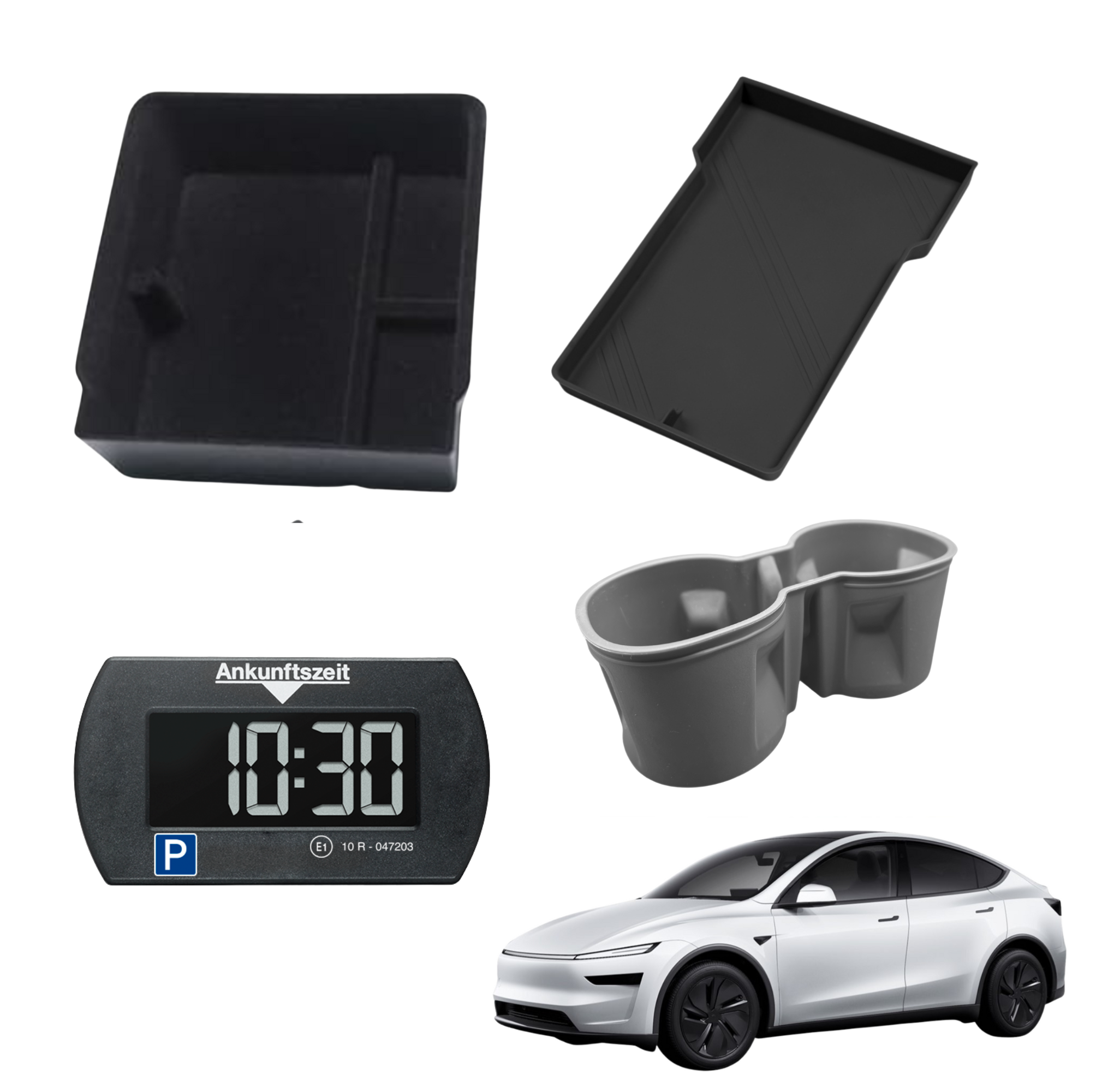 Tesla Model Y Juniper Innenraum Organizer Set 4-Teilig
