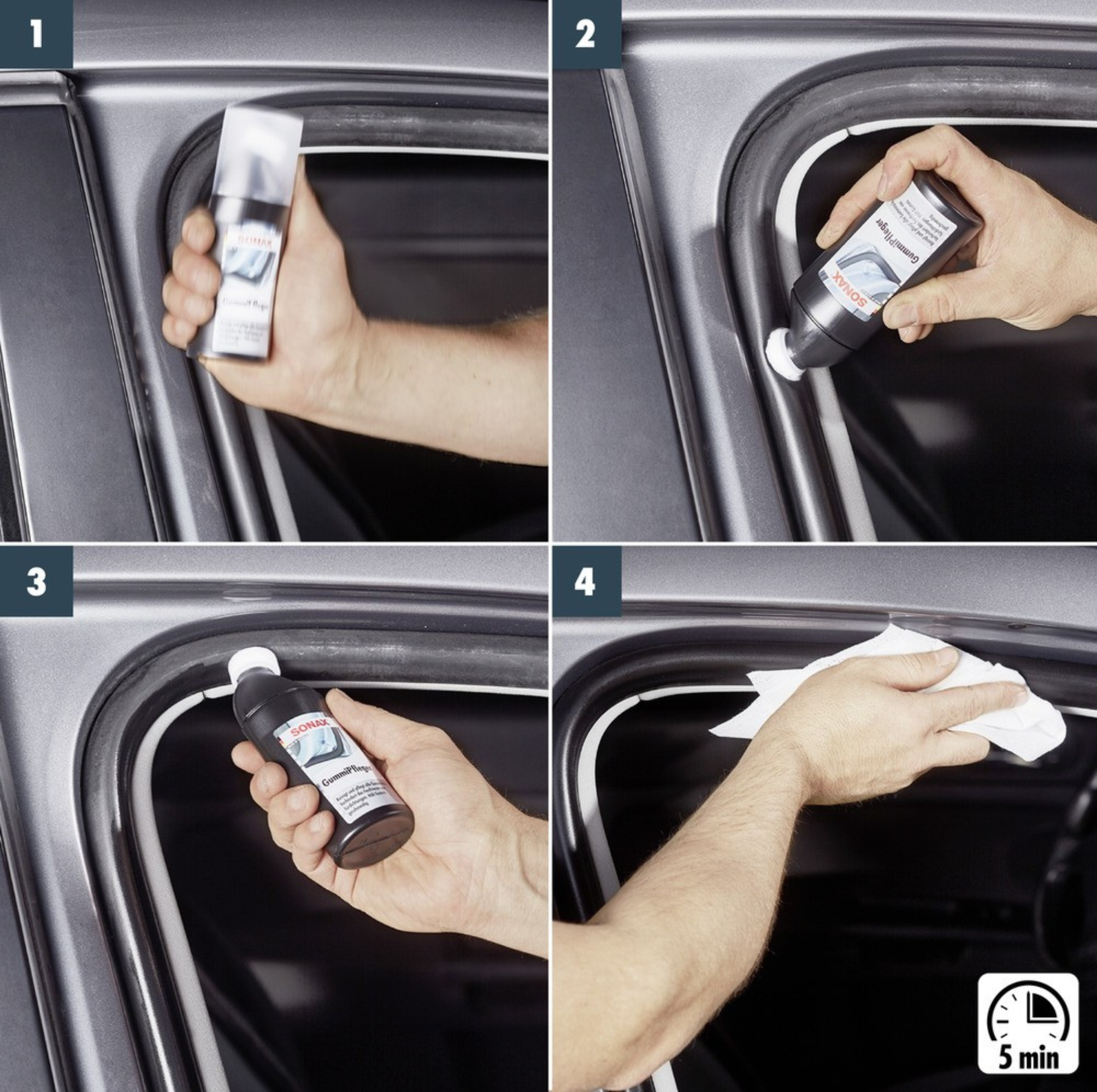 SONAX GummiPfleger 100 ml – Pflege & Schutz für alle Gummiteile