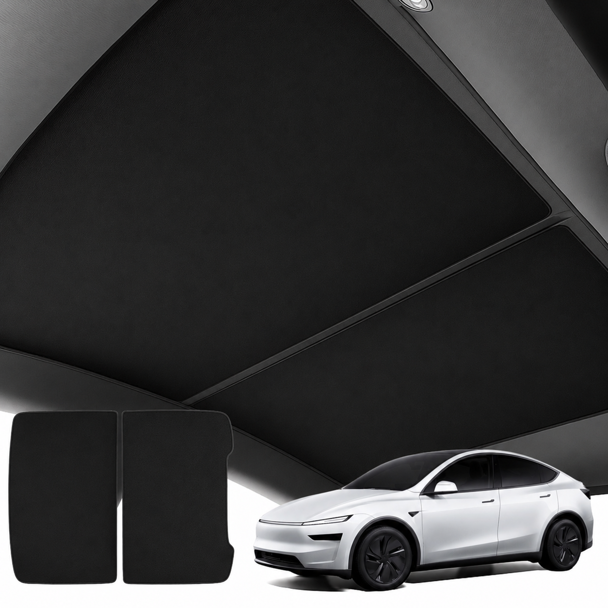 Tesla Model Y Juniper Premium/Performance Sonnenschutz Schwarz