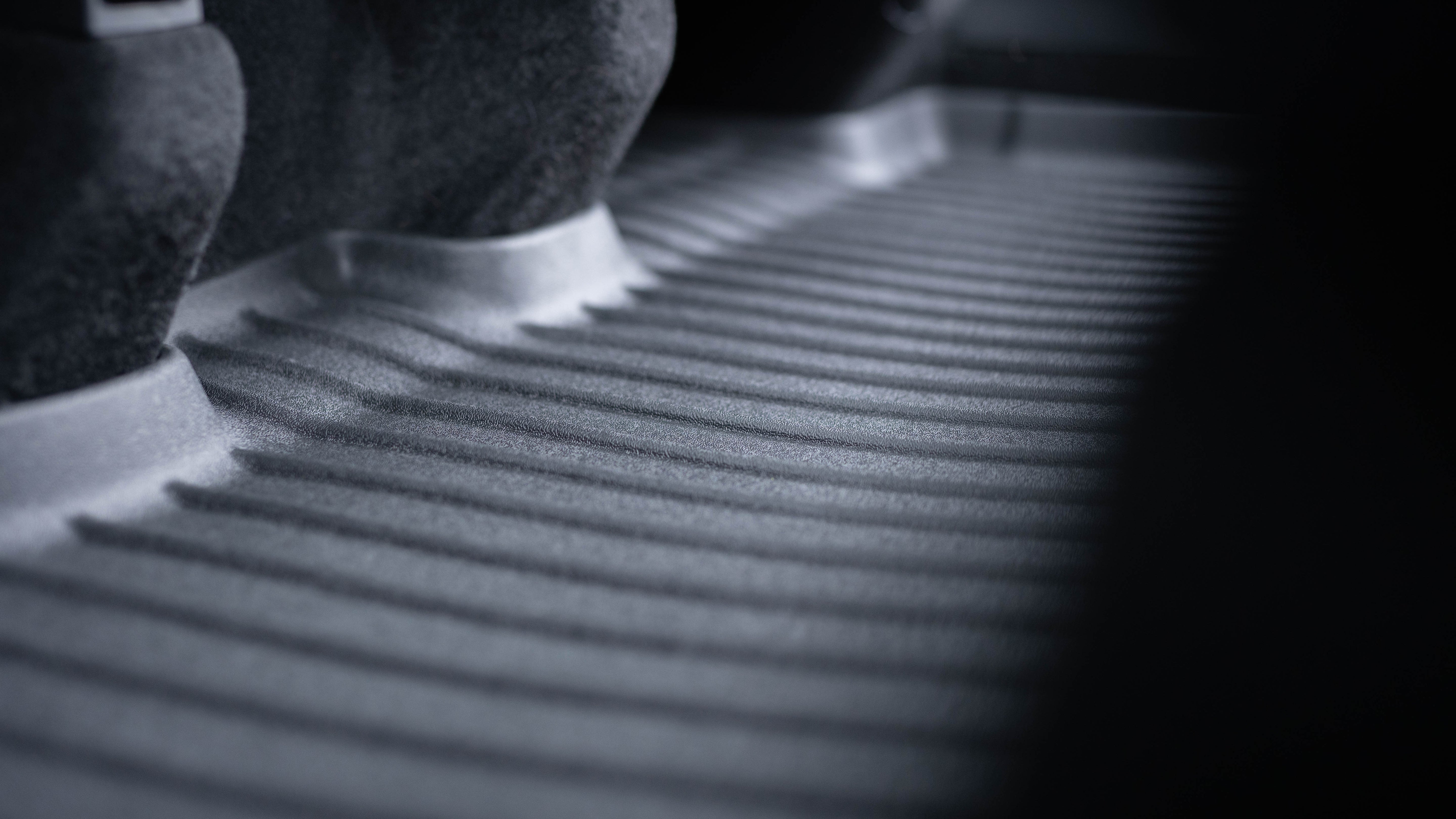 Tesla Model Y 3-teiliges Gummimattenset Innenraum Tessi® Greenline 75% Recycling Material