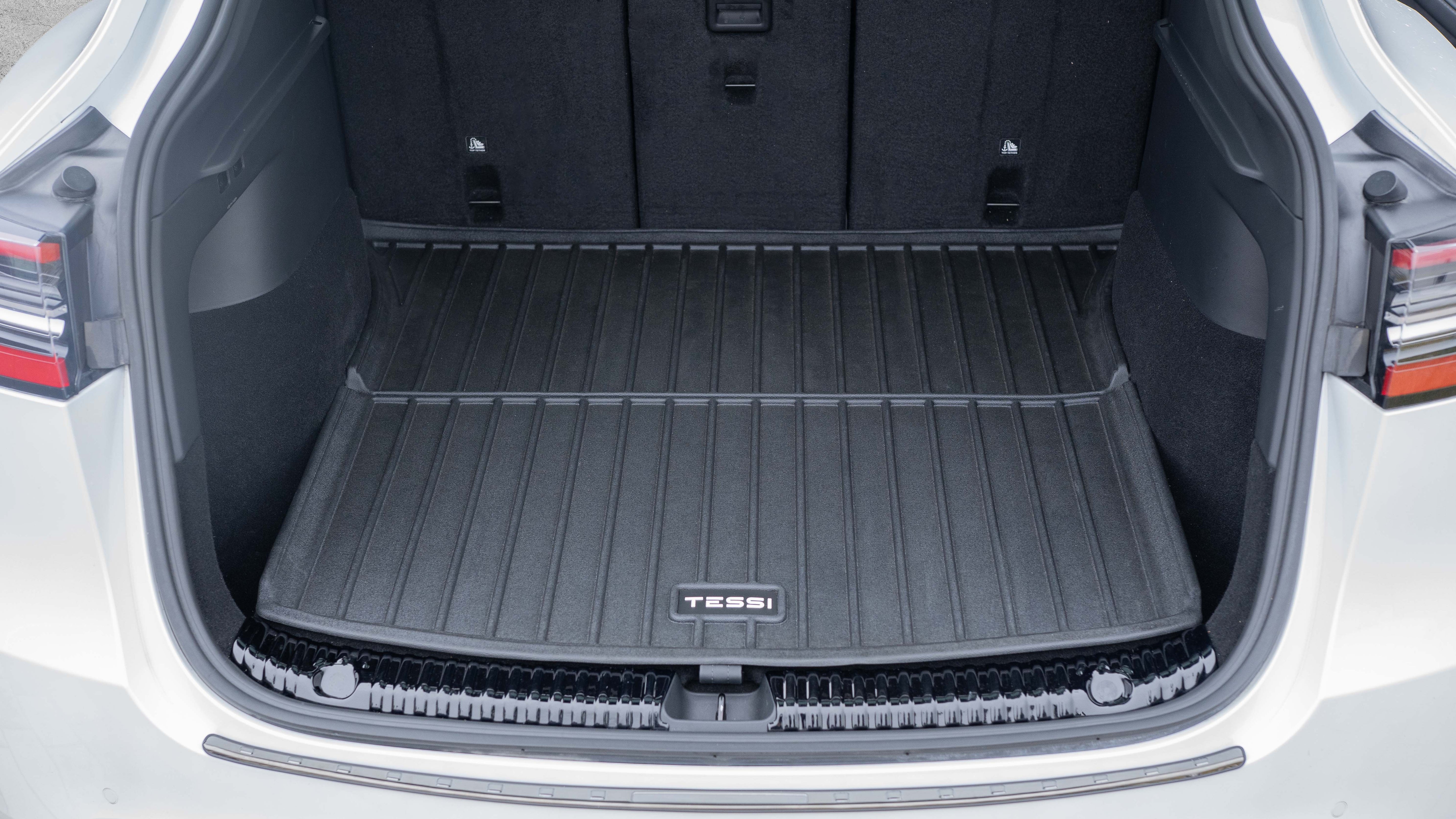 Tesla Model Y Kofferraum Gummimatte Trunk TESSI® Greenline 75% Recycling Material