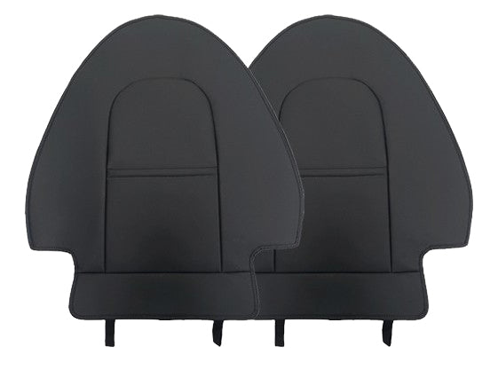 Kunstleder Rückenlehnen Trittschutz Set 2 Stück Tesla Model 3/Y