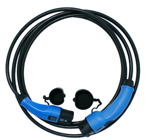 Tesla Model S/X 22kW Ladekabel Typ 2 mit integriertem Ladeport öffner - 3-Phasen 32A