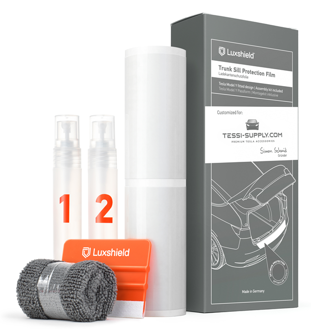 Schutzfolie für Ladekantenschutz Transparent Tesla Model Y (Alle Versionen bis 2024)