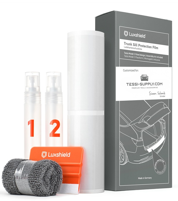 Schutzfolie für Ladekantenschutz Transparent Tesla Model 3 I 2017 - 2024