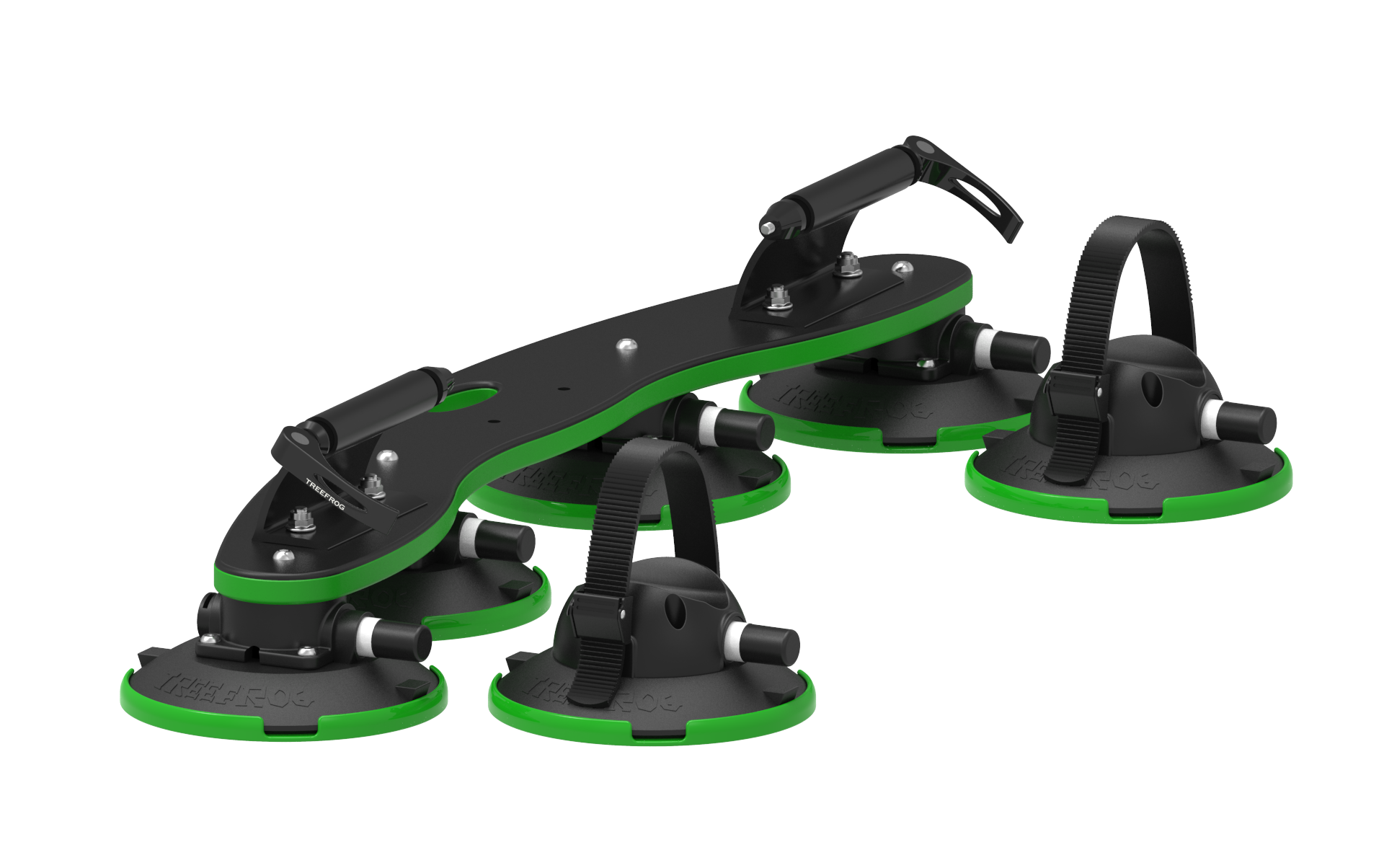 Treefrog Fahrrad Dachträger für alle Tesla Modelle mit Saugnäpfen