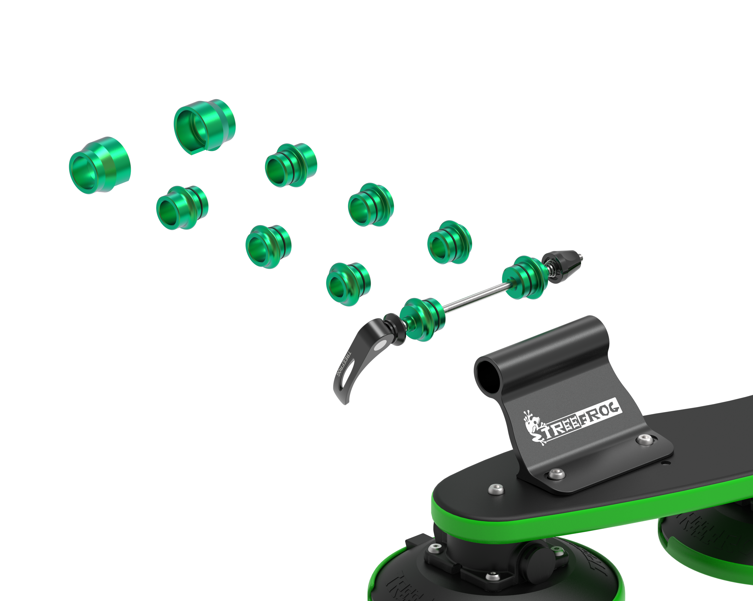 Treefrog Fahrrad Achsen - Adapter für Dachträger