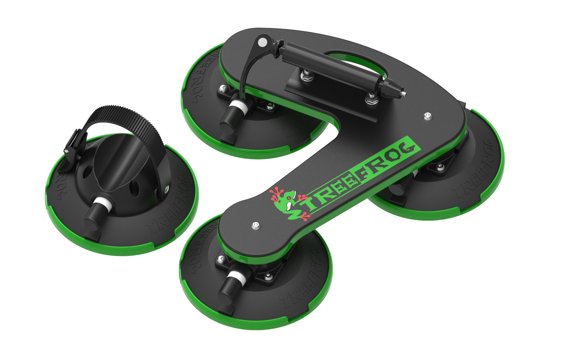 Treefrog Fahrrad Dachträger für alle Tesla Modelle mit Saugnäpfen