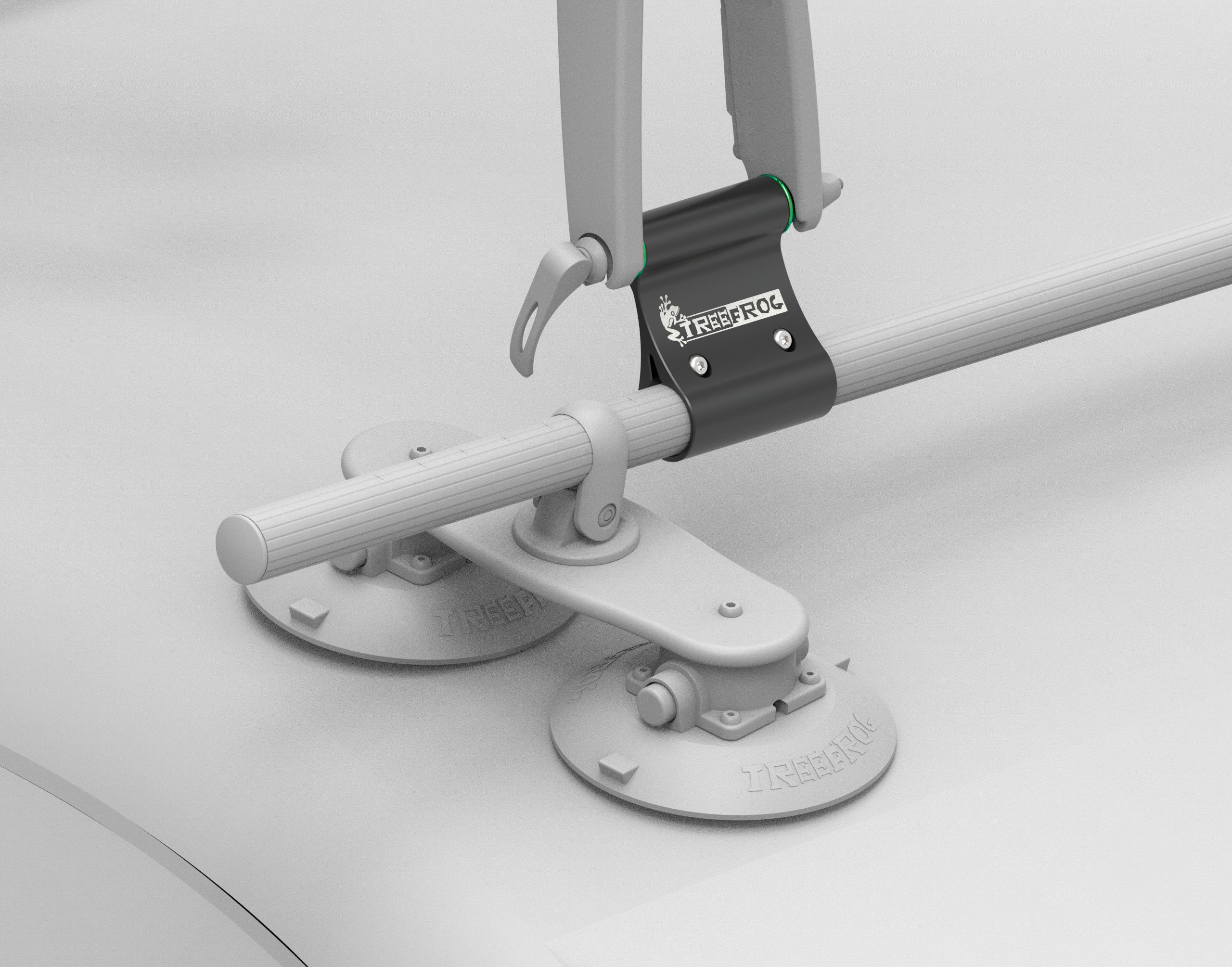 Treefrog Fahrrad Dachträger für alle Tesla Modelle mit Saugnäpfen