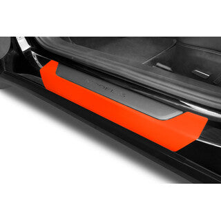 Schutzfolie für Einstiegsleiste Transparent Tesla Model 3 I 2017 - 2024 im 4er Set