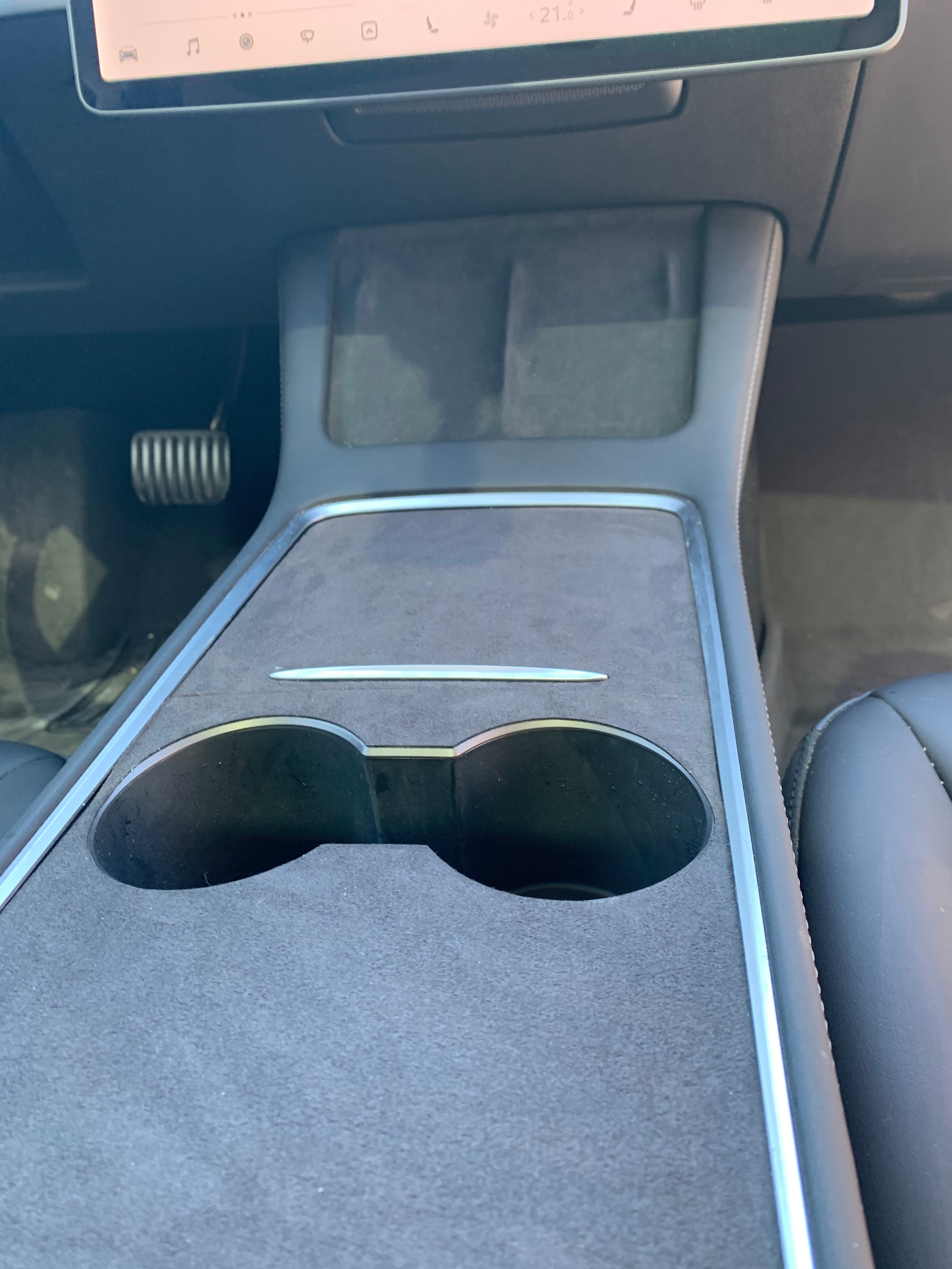 Model 3/Y 2021-23 Mittelkonsolen Folie (Facelift)