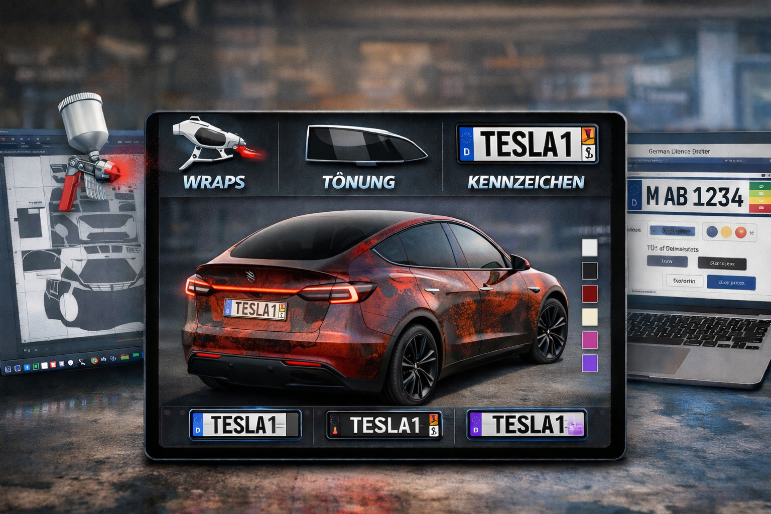 Tesla Holiday Update 2025.44.25: Die neue Lackiererei im Detail