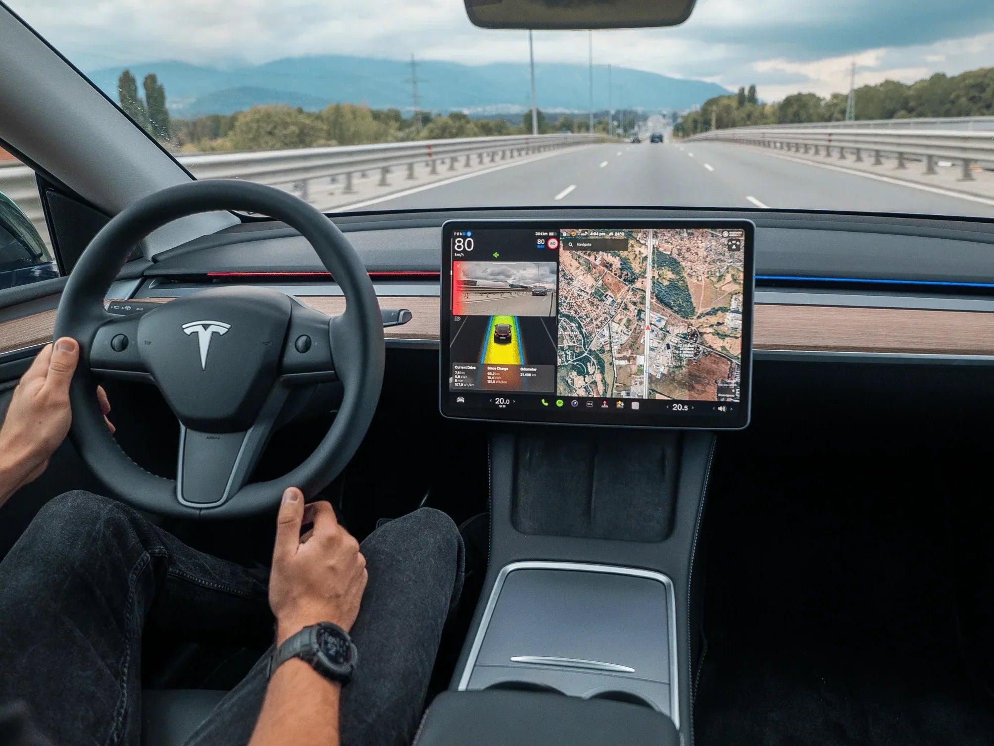 Software-Update für den SEXY Strip & Knob für Model 3 & Model Y