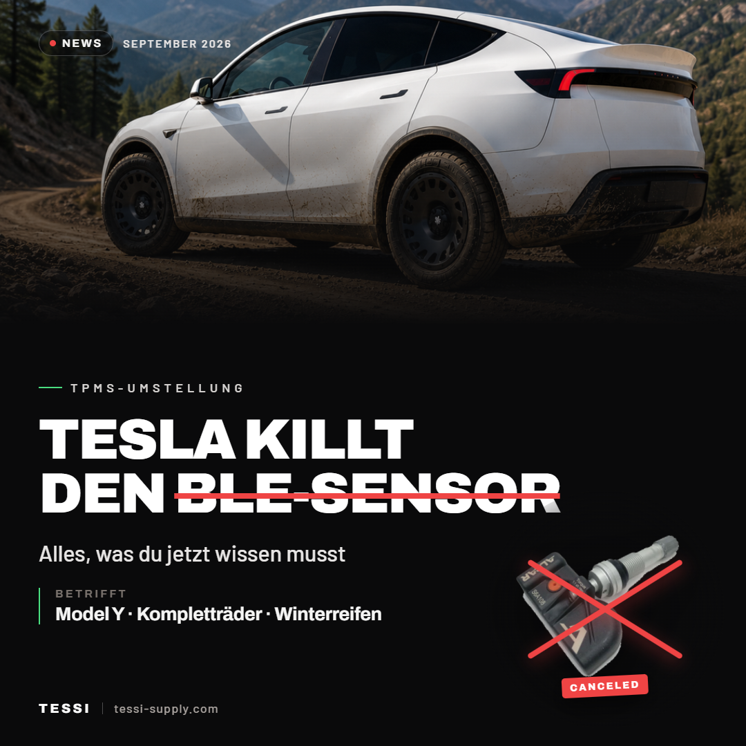Tesla Model Y Juniper Standard: Neues Update deutet auf indirektes RDKS ohne BLE-RDKS-Sensoren hin