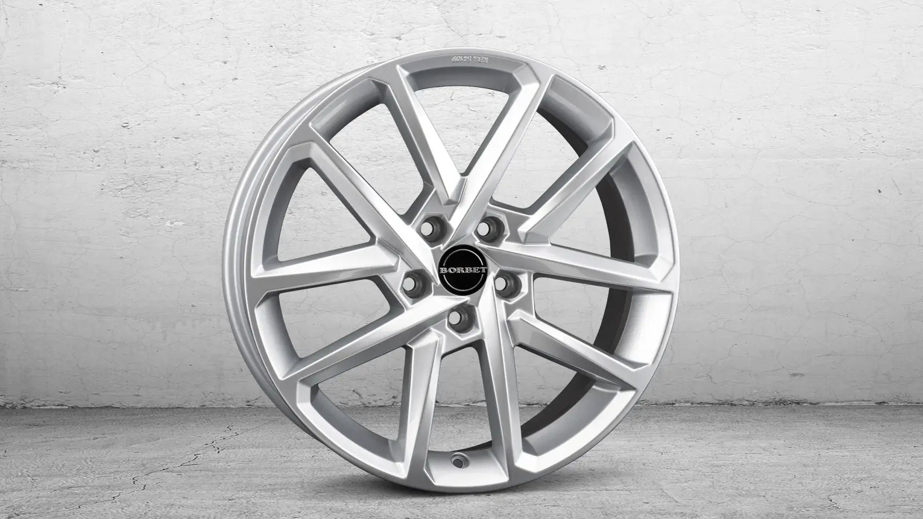 Tesla Model 3 Highland 18-Zoll Winterkomplettrad Borbet N Crystal Silver (4 Stück)