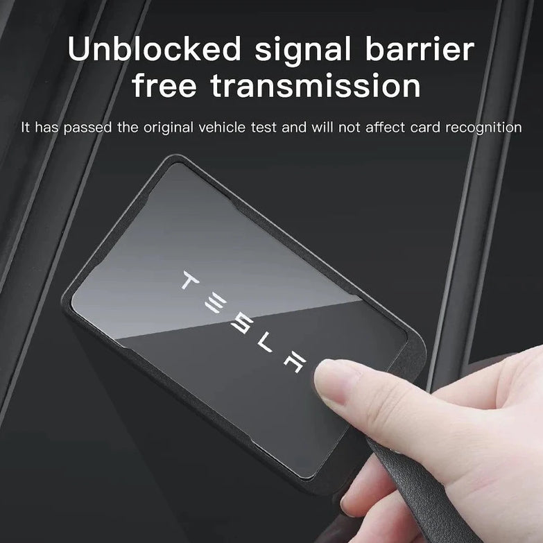 Luxoriösies Kartenetui aus Aluminium (Schwarz)