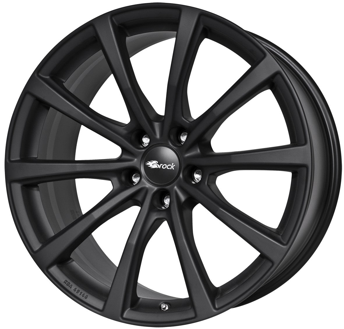 Brock B32 Schwarz Klar Matt Felgen/Komplettrad für Tesla Model 3 Highland (SR, LR) – 19 Zoll