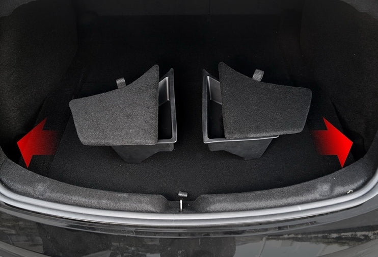 Tesla Model 3 2024 Highland Trunk Seiten Ablagefächer