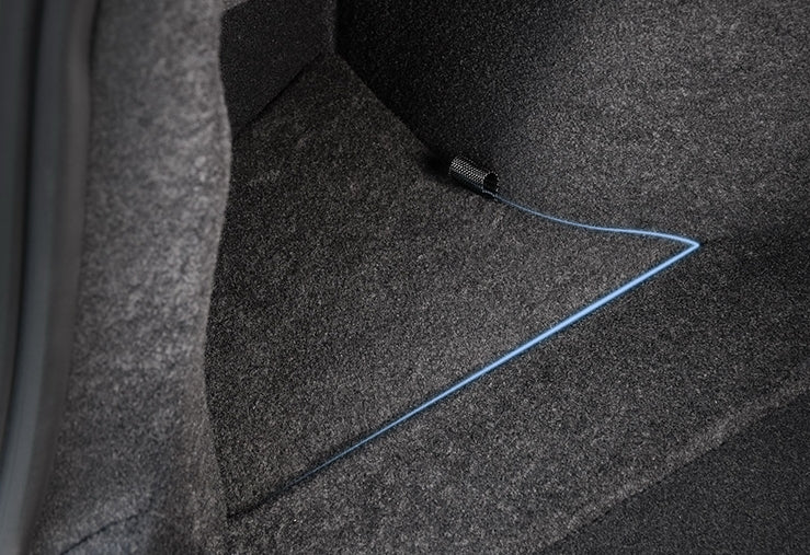 Tesla Model 3 2024 Highland Trunk Seiten Ablagefächer