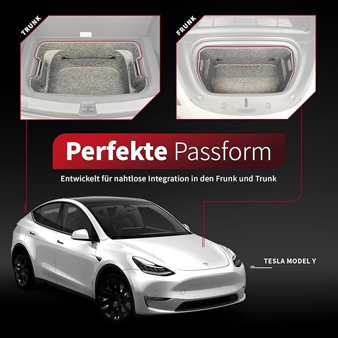 Tesla Model Y Trunk Shop&Go Box TESSI - Aus recyceltem Material Made in Germany