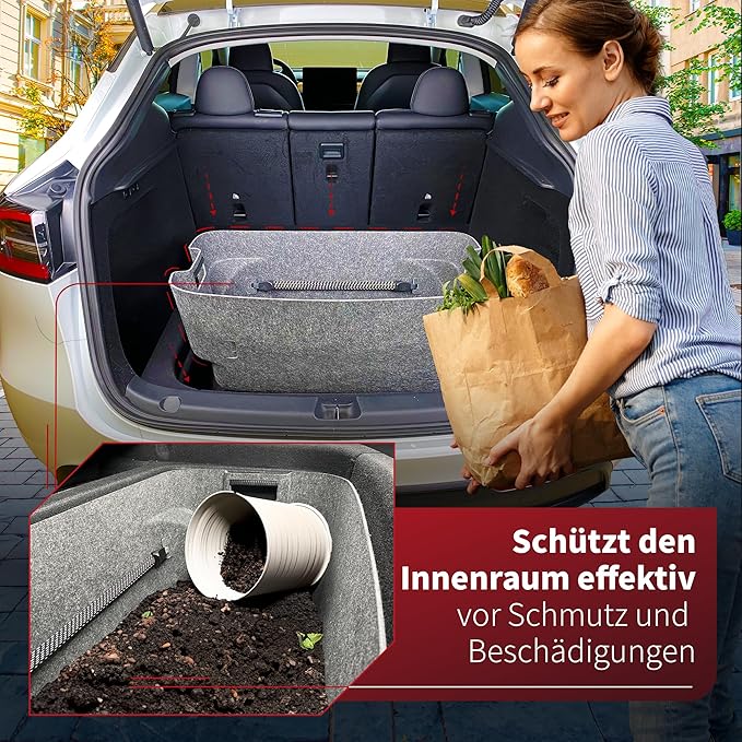 Tesla Model Y Trunk Shop&Go Box TESSI - Aus recyceltem Material Made in Germany